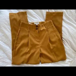 Topshop Mustard Yellow Trousers Size 2